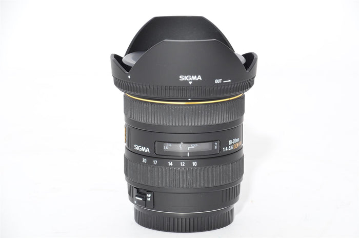 Used Sigma 10-20mm f/4-5.6 EX DC Lens For Canon AF