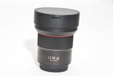 Used Samyang AF 14mm f/2.8 RF Mount Lens