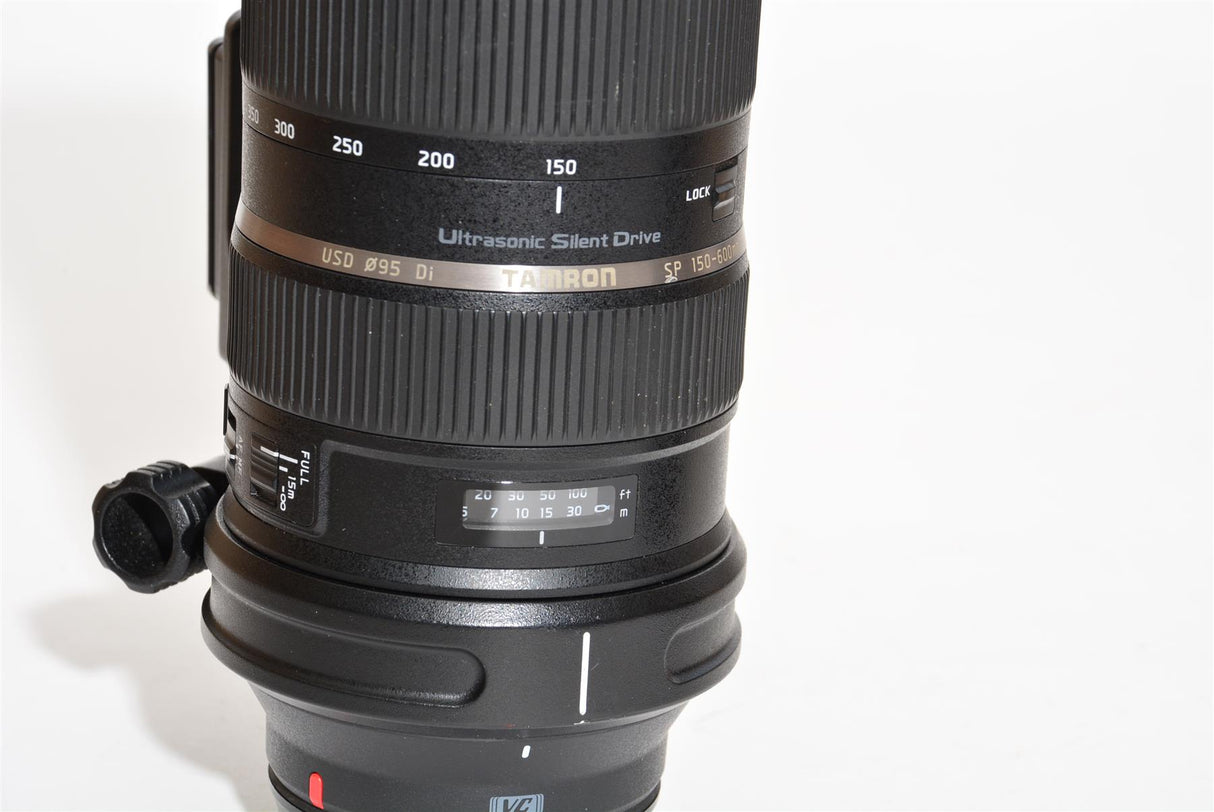 Used Tamron SP 150-600mm f/5-6.3 Lens For Canon