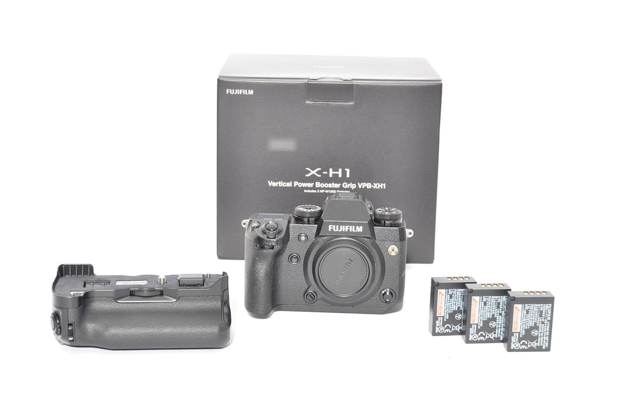 Used Fujifilm X-H1 With Vertical Power Booster Grip VPB-XH1