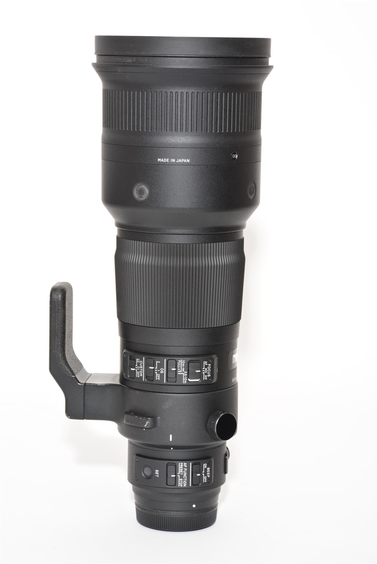 Used Sigma 500mm f/4 DG Sport Lens For Canon EF
