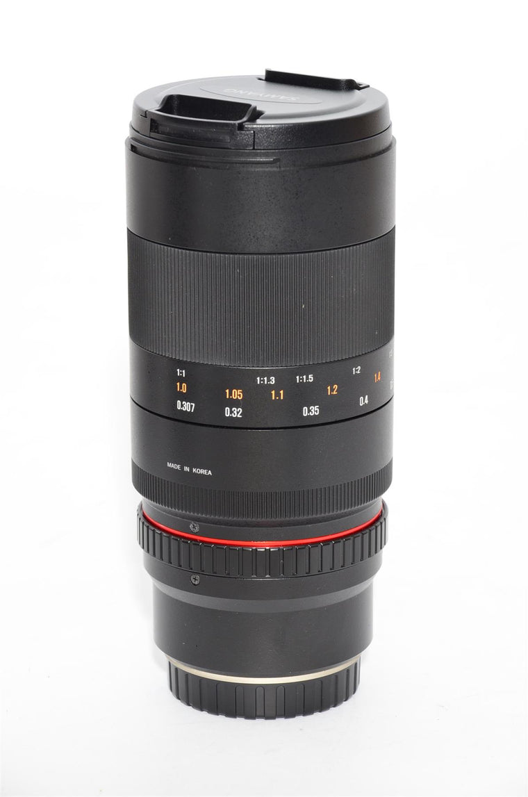 Used Samyang 100mm f/2.8 ED UMC Macro Fuji X Mount