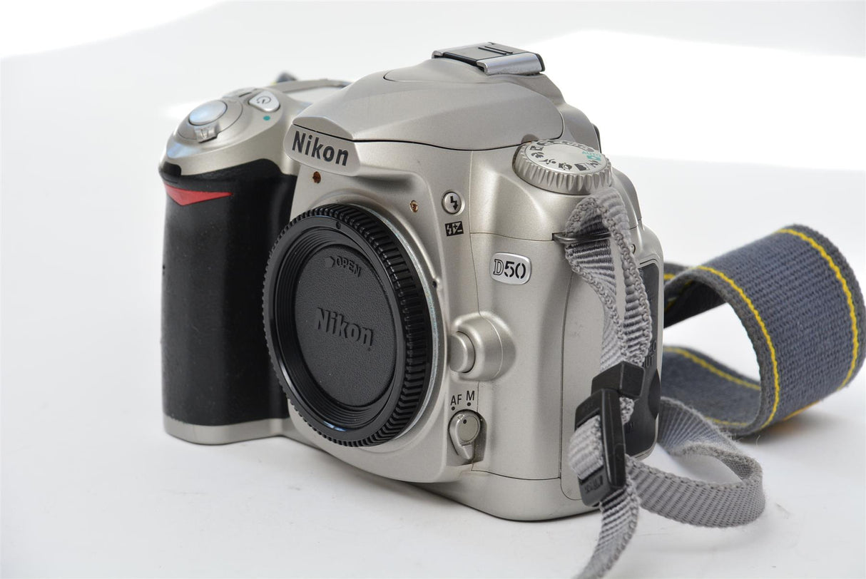 Used Nikon D50 DSLR Camera Body - Silver