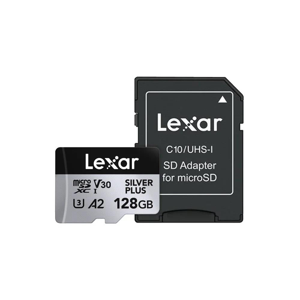 Lexar Professional MicroSDXC UHS-1 - Silver Plus Series - V30 R205/W150MB/s - 128 GB