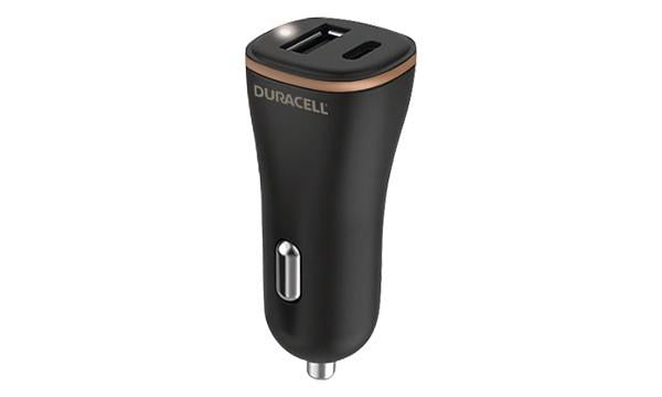 Duracell Dual Car USB-C USB-A Charger