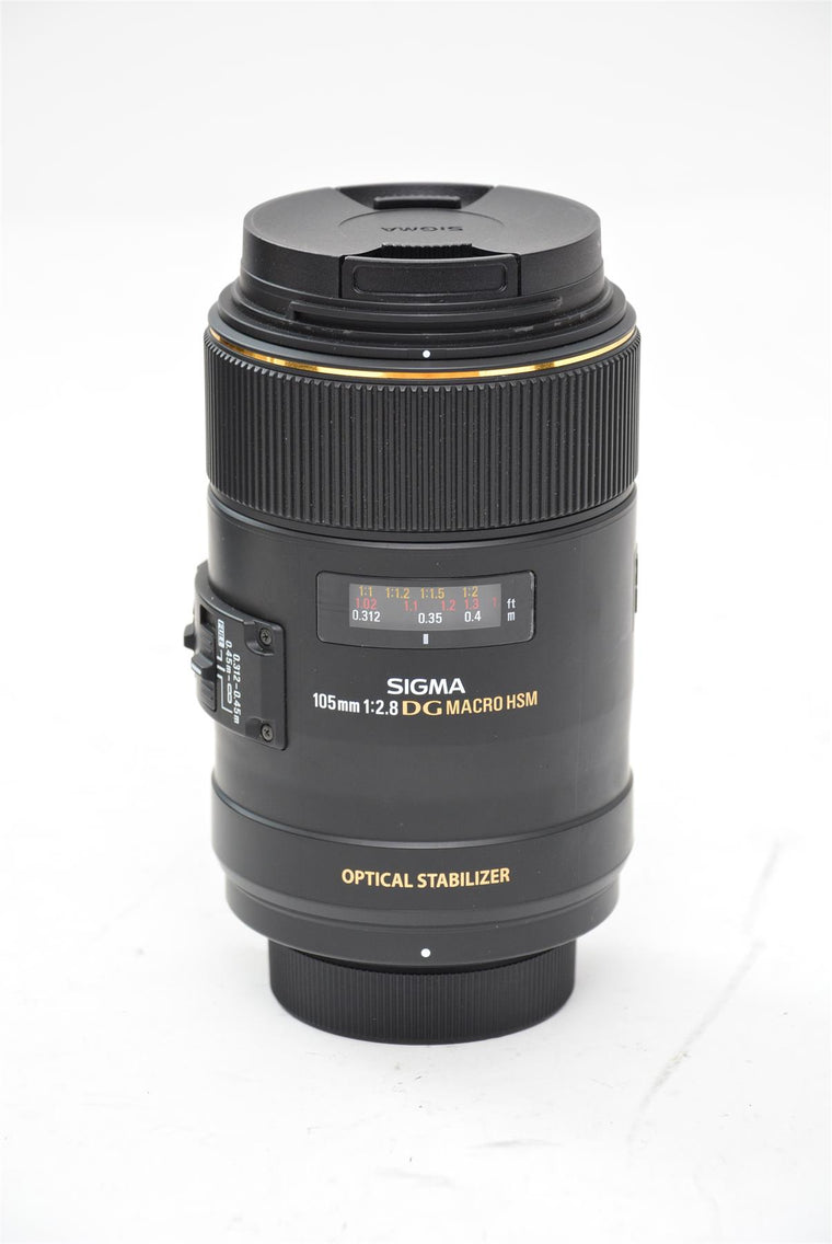 Used Sigma 105mm f/2.8 DG Macro HSM Nikon Fit Lenses