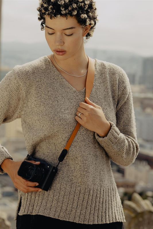 Peak Design Form Leather Camera Strap Short - Amber