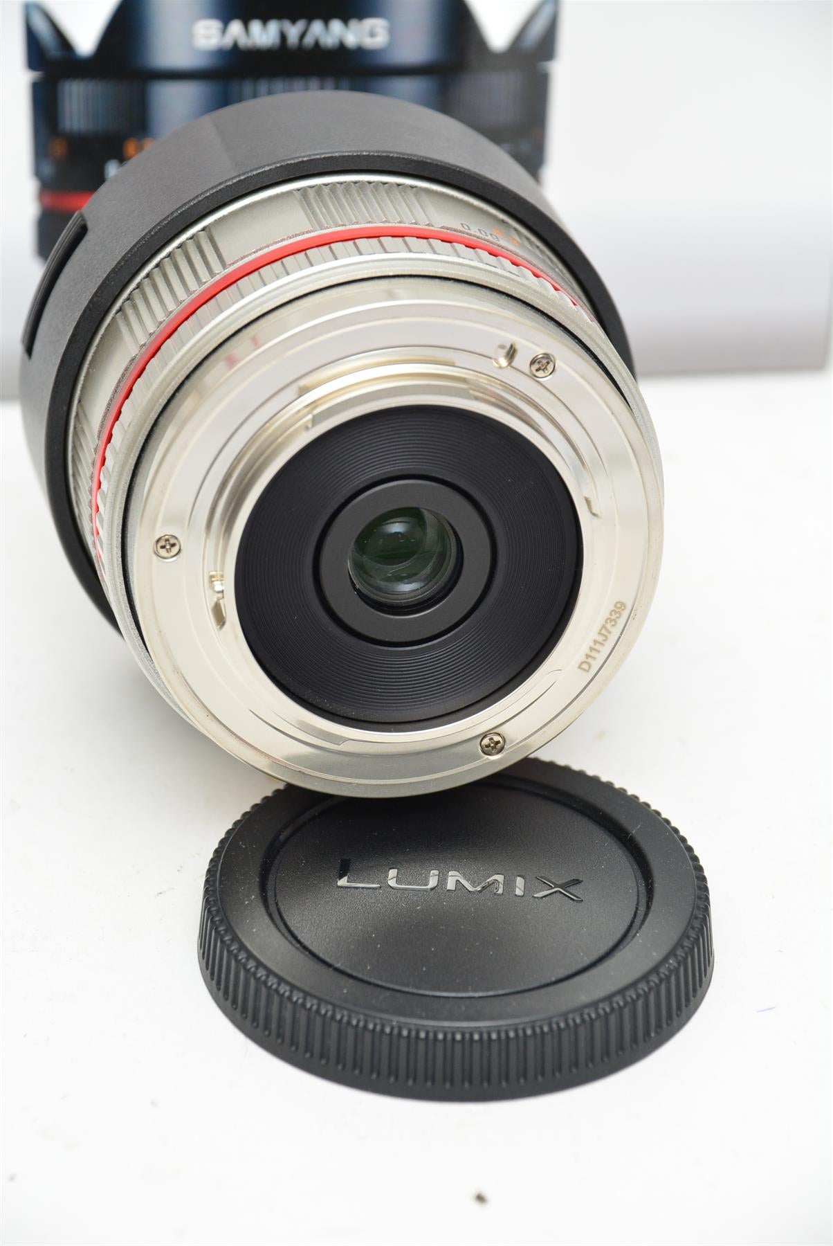 Used Samyang 7.5mm f/3.5 UMC Fisheye MFT Lens - Silver