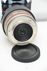 Used Samyang 7.5mm f/3.5 UMC Fisheye MFT Lens - Silver