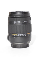 Used Sigma 18-250 F3.5-6.3 Macro HSM For Canon