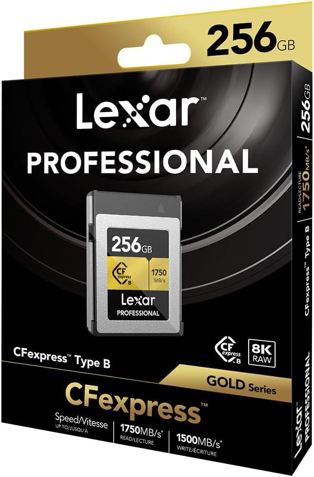 Lexar CFexpress PRO Type B Gold series 256GB - R1750/W1500MB/s