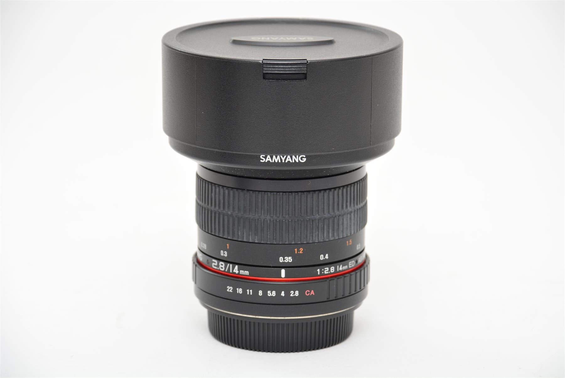 Used Samyang 14mm f/2.8 ED AS IF UMC Canon Fit Lens