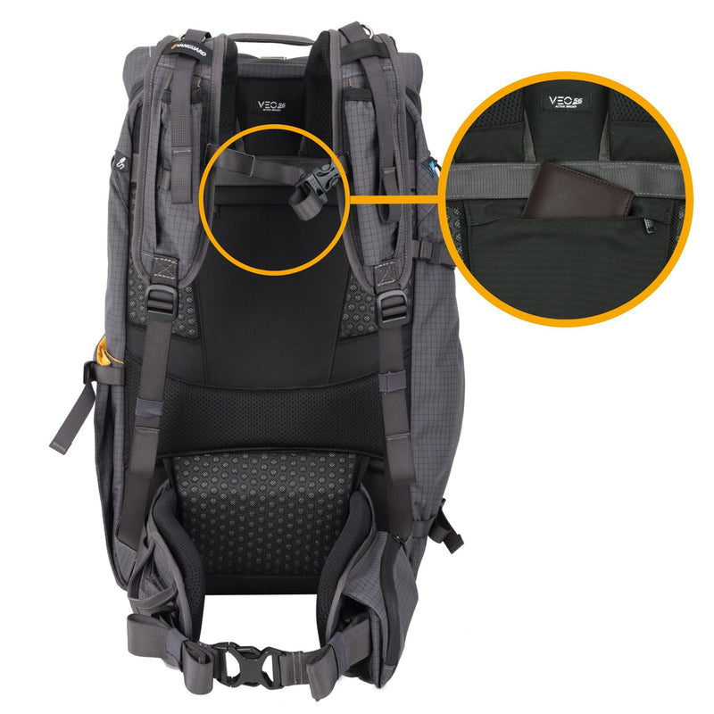 VEO ACTIVE BIRDER 56 BACKPACK FOR SPOTTING SCOPE - GREY