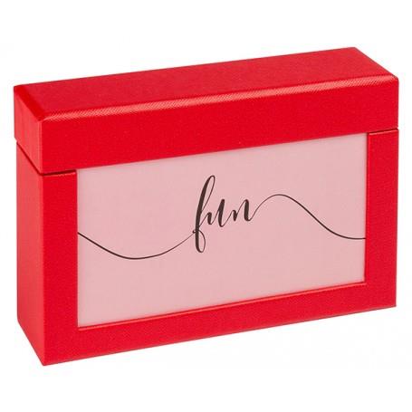 Fun Photo Box Holds 100 6x4 Prints - Red