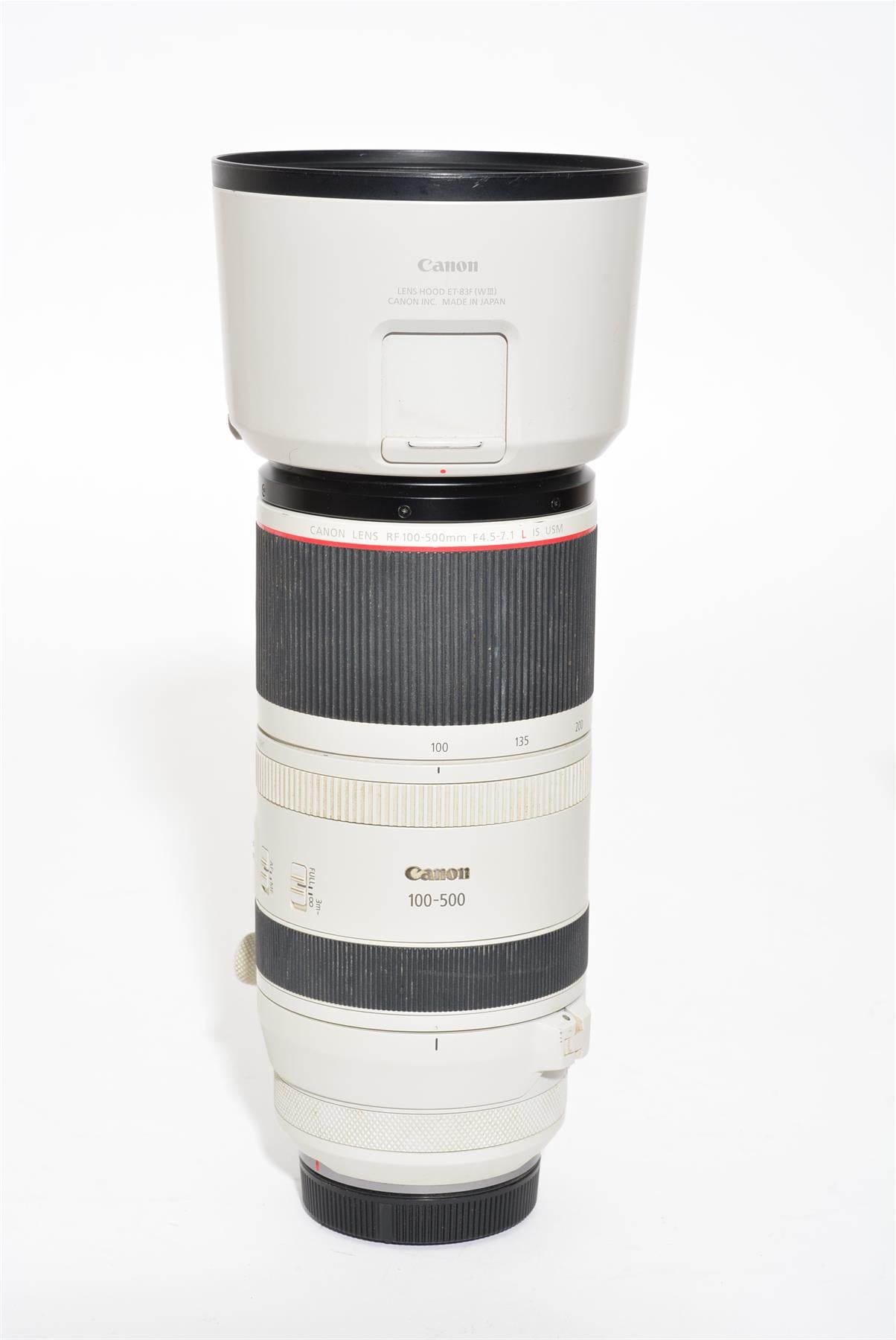 Used Canon RF 100-500 F4.5-7.1 L IS USM Lens