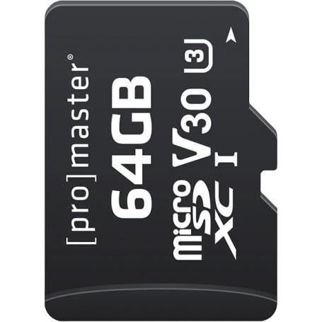 ProMaster Performance 64GB Micro SDXC V30 +Adapter