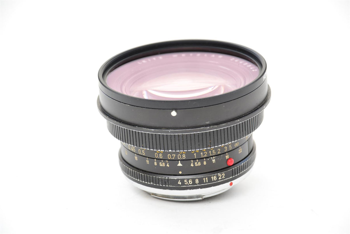 Used Leitz Wetzlar 21mm f/4 Super-Angulon-R Lens
