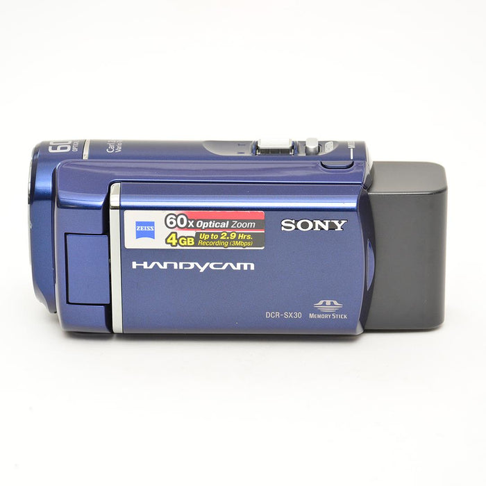 Used Sony DCR-SX30E Handycam 4GB HDD Digital Camcorder