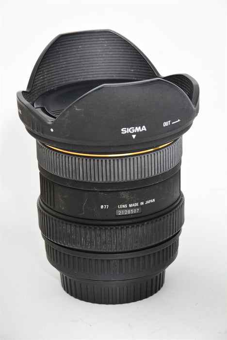 Used Sigma 10-20mm f/4-5.6 DC HSM Lens for Canon