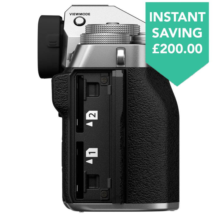 Fujifilm X-T5 Digital Camera Body - Silver