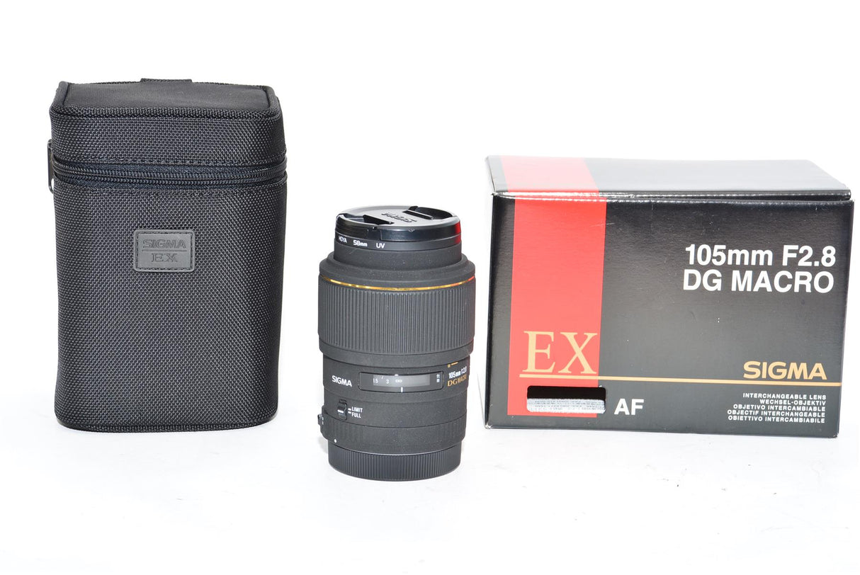 Used Sigma EX 105mm f/2.8 DG Macro Canon Mount Lens