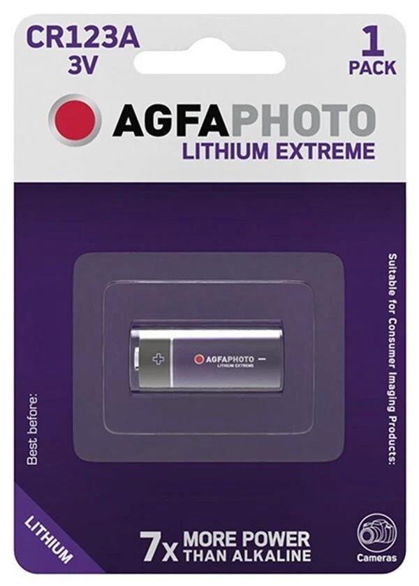 AgfaPhoto CR123A 3V Lithium Extreme Battery