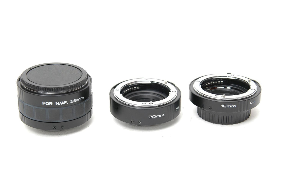 Used Kenko Extension Tube DG 12, 20, 36mm for Nikon AF
