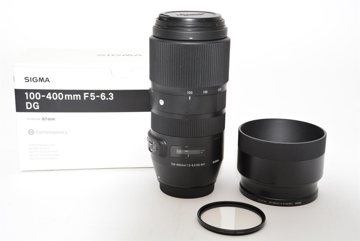 Used Sigma 100-400mm F5-6.3 DG Comtemporary Canon EF Mount
