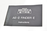 Used Zenza Bronica ETRS AE-II Prism