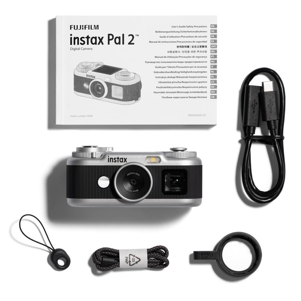 Fujifilm Instax Pal 2 Digital Camera - Black