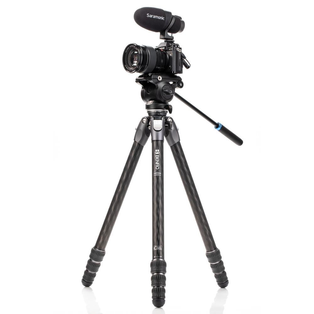 Benro Tortoise 34CLV Tripod with S4PRO Video Head Kit