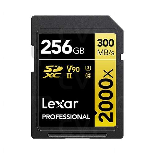 Lexar Professional 2000x SDXC UHS-II Card GOLD Series 256GB