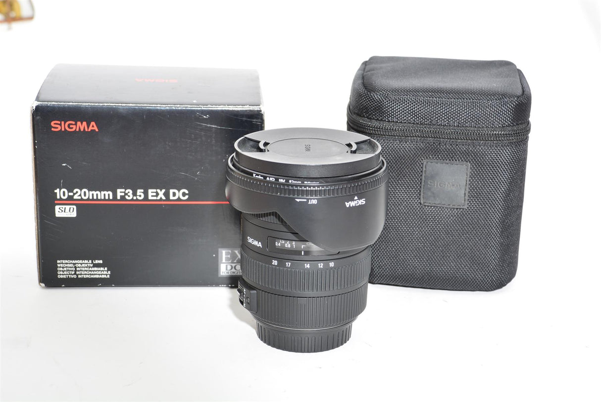 Used Sigma 10-20mm f/3.5 EX DC Canon Fit Lens