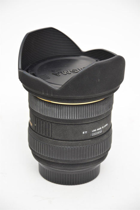 Used Sigma 10-20mm f/4-5.6 DC HSM Nikon Lens
