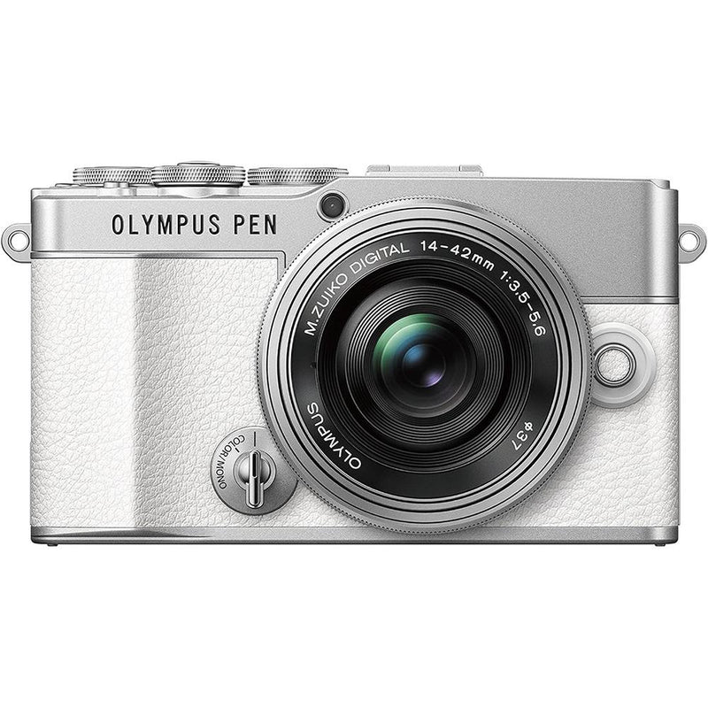 Olympus PEN E-P7 Digital Camera with 14-42mm Lens - White