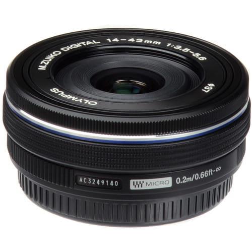 OM System M. Zuiko Digital ED 14-42mm f/3.5-5.6 EZ Lens - Black