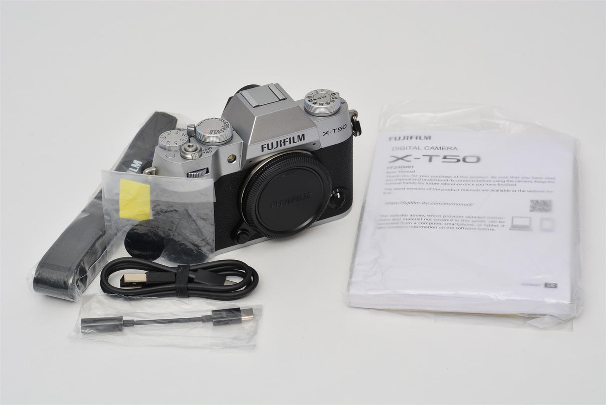 Used Fujifilm X-T50 Camera Body - Silver