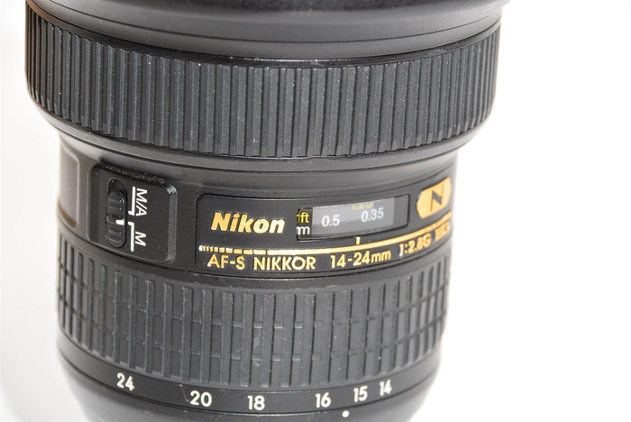 Used Nikon AF-S Nikkor 14-24mm f/2.8G ED N Lens