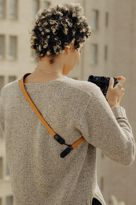 Peak Design Form Leather Camera Strap Short - Amber