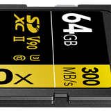 Lexar SDXC UHS-II - Pro Gold Series - V90 2000x 300MB/s - 64GB