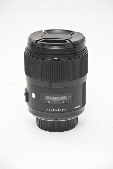 Used Sigma 35mm f/1.4 DG Nikon Fit Lens