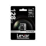 Lexar SDXC UHS-1 - Silver Plus Series -  V30 R205/W150MB/s - 128GB