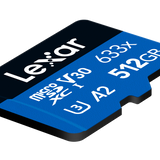 Lexar Micro SDXC UHS-1- Blue Series - V10 633x 100MB/s - 512GB