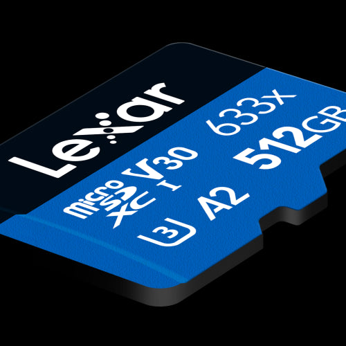 Lexar Micro SDXC UHS-1- Blue Series - V10 633x 100MB/s - 512GB