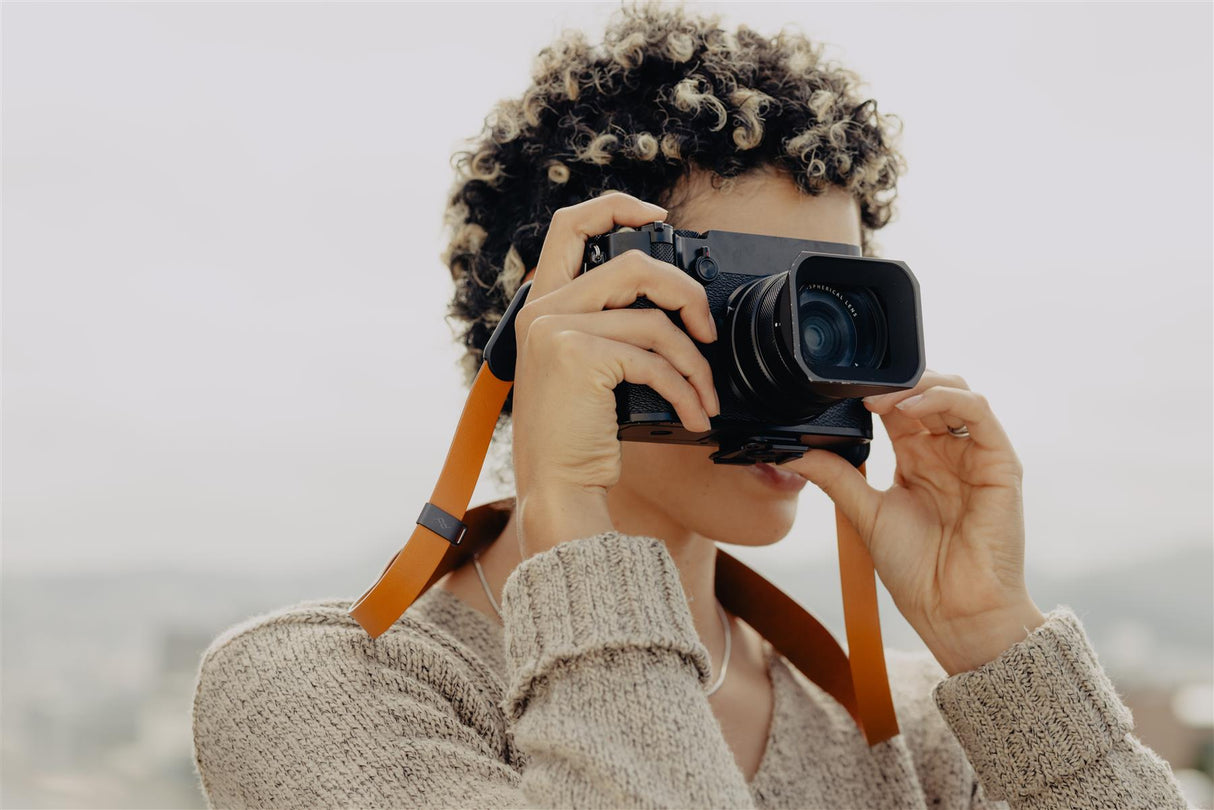 Peak Design Form Leather Camera Strap Short - Amber