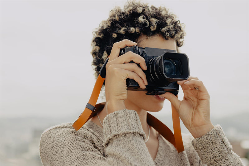 Peak Design Form Leather Camera Strap Short - Amber