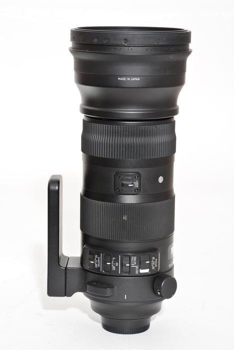 Used Sigma 150-600 Sport Nikon Fit Lens with Sigma 1.4x Converter