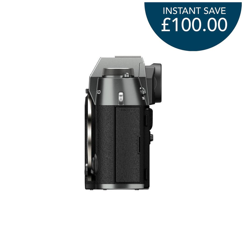 Fujifilm X-T50 Body Only - Charcoal Silver