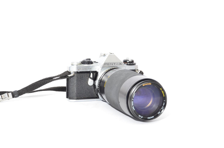 Used Pentax ME Super with Miranda 75-300mm f/4.5-5.6 lens