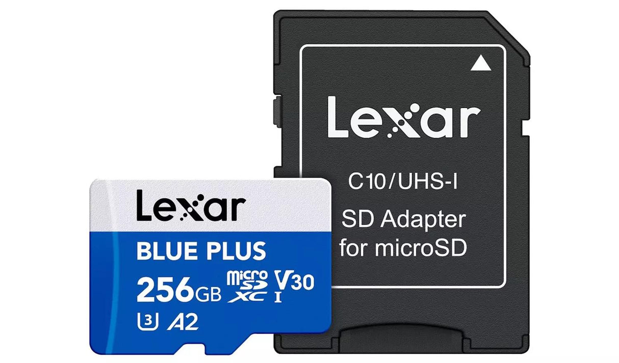 Lexar microSDXC Blue Plus UHS-1 256GB V30 R170MB/s